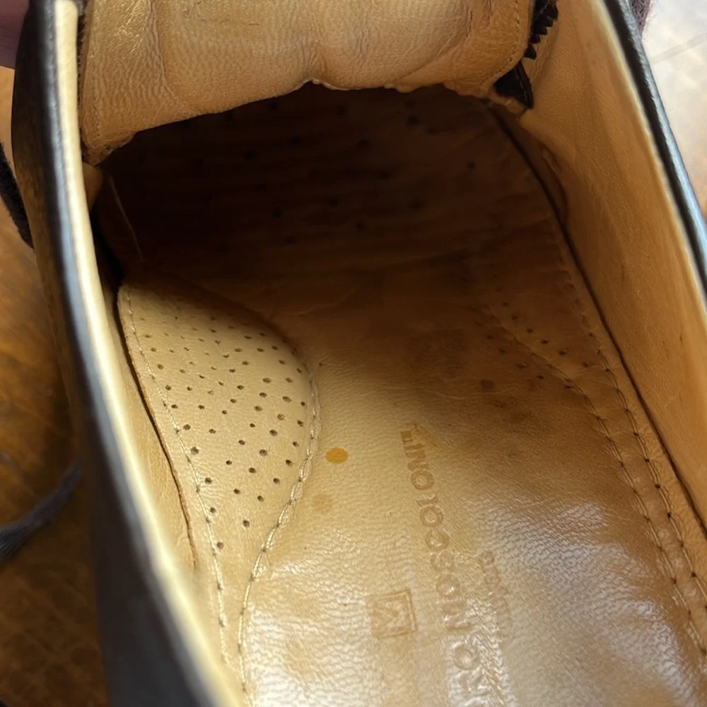 Sandro Moscoloni Vineyard Brown Split Toe Oxfords 8.5D